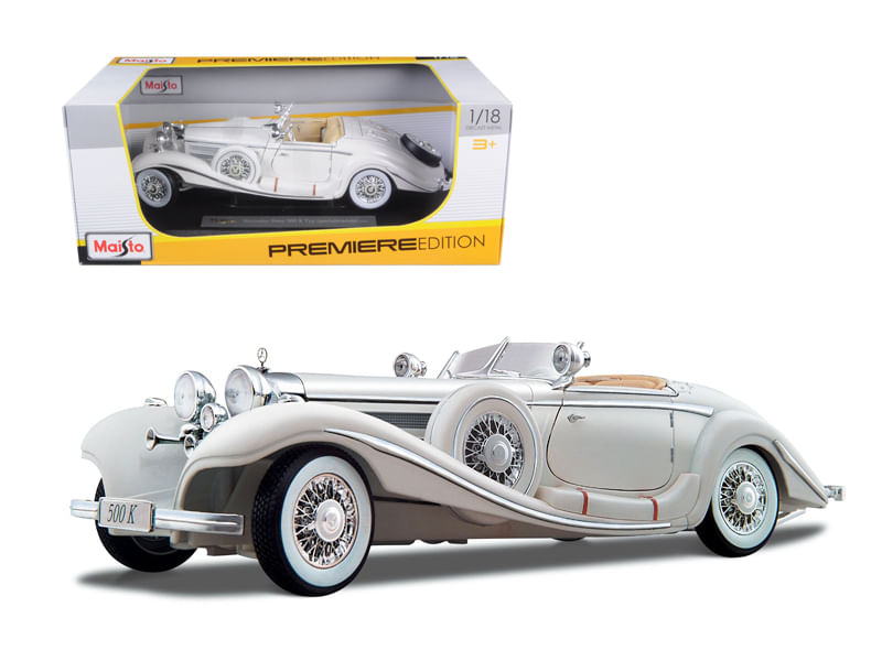 Miniatura Carro Mercedes Benz 500 K Typ Specialroadster 1936 1/18