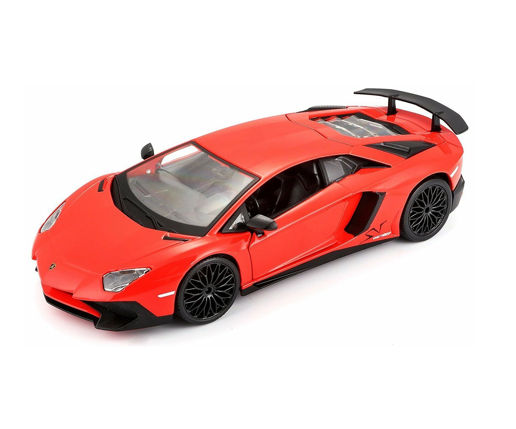 Miniatura Carro Lamborghini Aventador Sv Coupe 1/24 Plus Vermelho