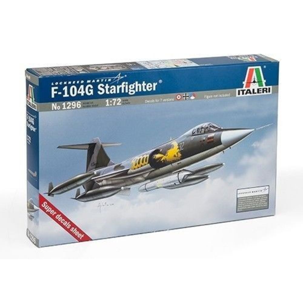 F 104 G Recce Starfighter 1/72 Italeri 1296S - limahobbies