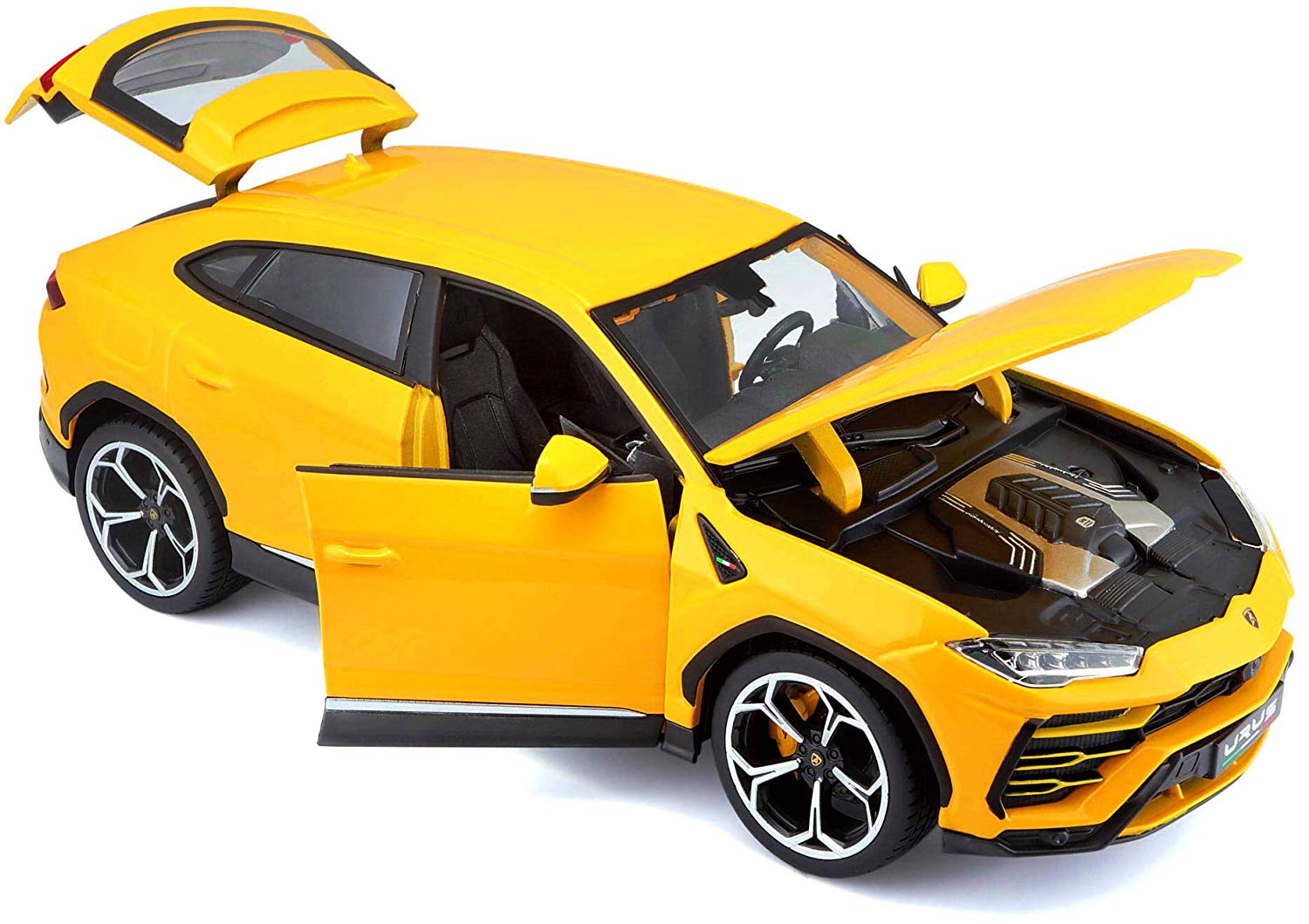 Lamborghini Urus 1/18 イエロー Miniatura Carro Lamborghini Urus 1/18 Plus Amarelo Bburago 11042