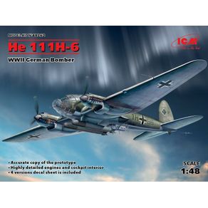 ICM48262011HE111H6WWIIGERMANBOMBER148ICM