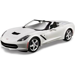 Miniatura-Carro---2014-Corvette-Stingray---Convercivel---Assemblyline---1-24---Maisto---Branco