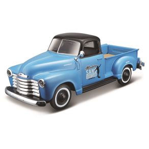 Miniatura-Carro--1950-Chevrolet-3100-Pick-Up---1-24---Azul---Maisto