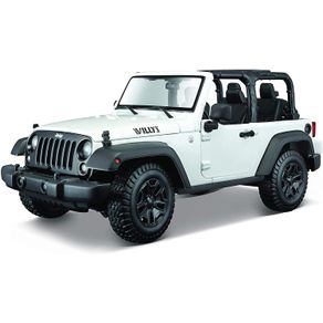 Miniatura-Carro---Jeep-Wrangler-Topless---1-18---Maisto-Especial-Edition---Branco