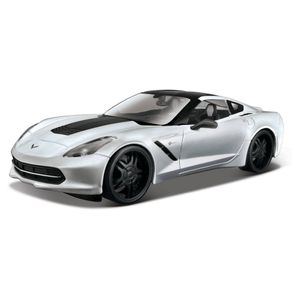 Miniatura-Carro---2014-Corvette-Stingray---1-24---Maisto-Design---Prata