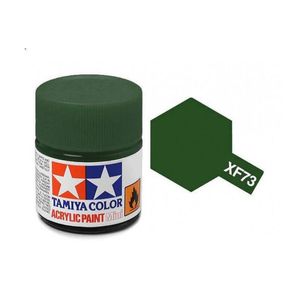 Tinta-Acrilica-Verde-Escuro-10ml-XF-73-Tamiya