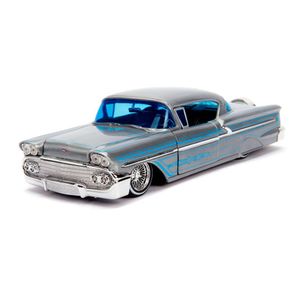 Miniatura---1958-Chevrolet-Impala-Streetflow-20-anos---1-24---Jada