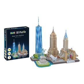 Quebra-Cabeca-3D---New-York-Skyline---Revell