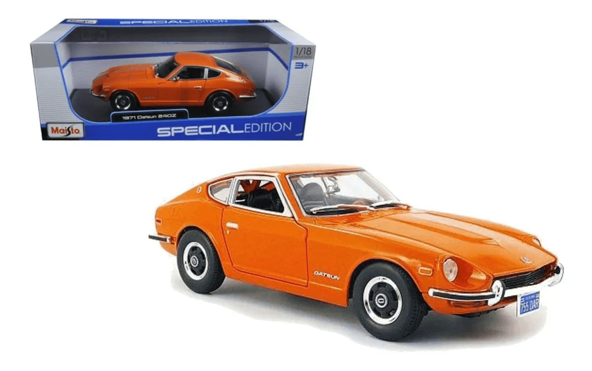 Sp 71 Datsun 240Z 1/18 Laranja Maisto 31170 - limahobbies