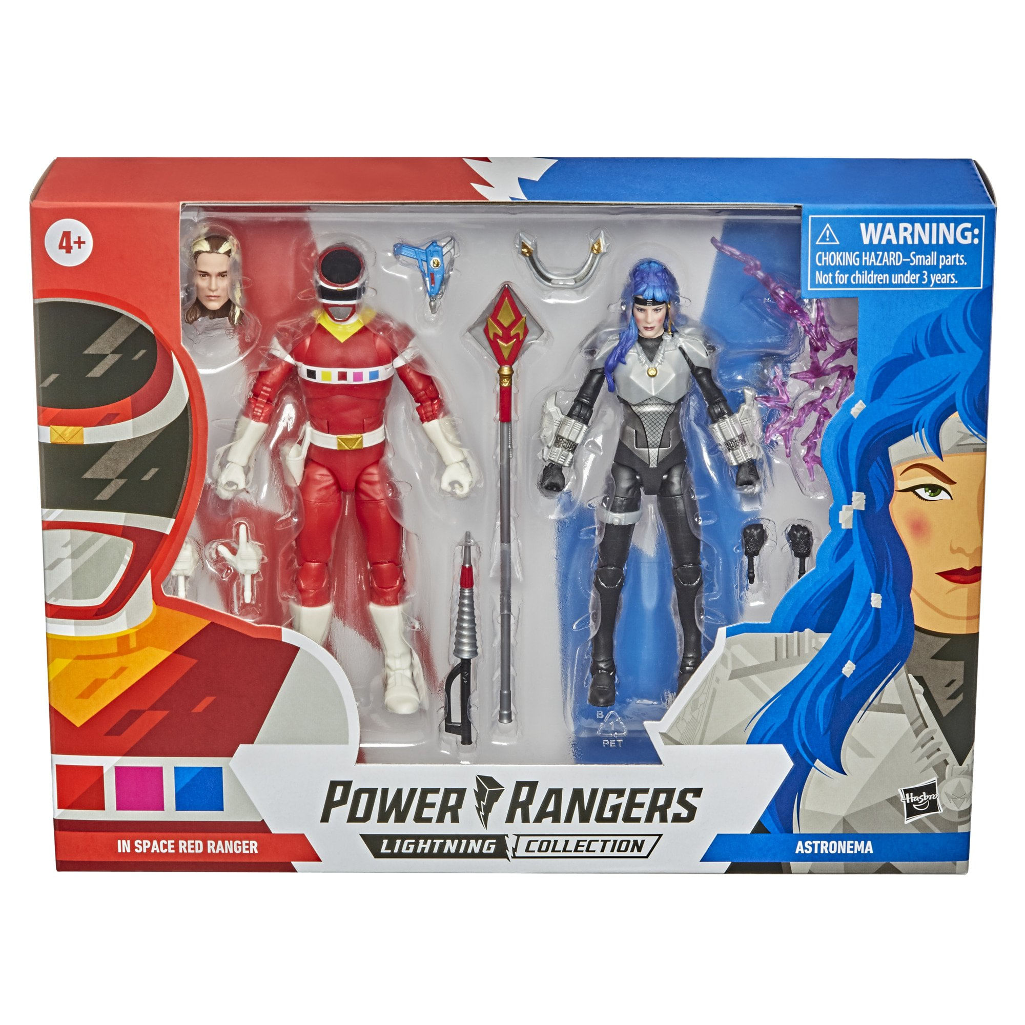 Action Figure Power Rangers Ranger Vermelho X Astronema Lightning