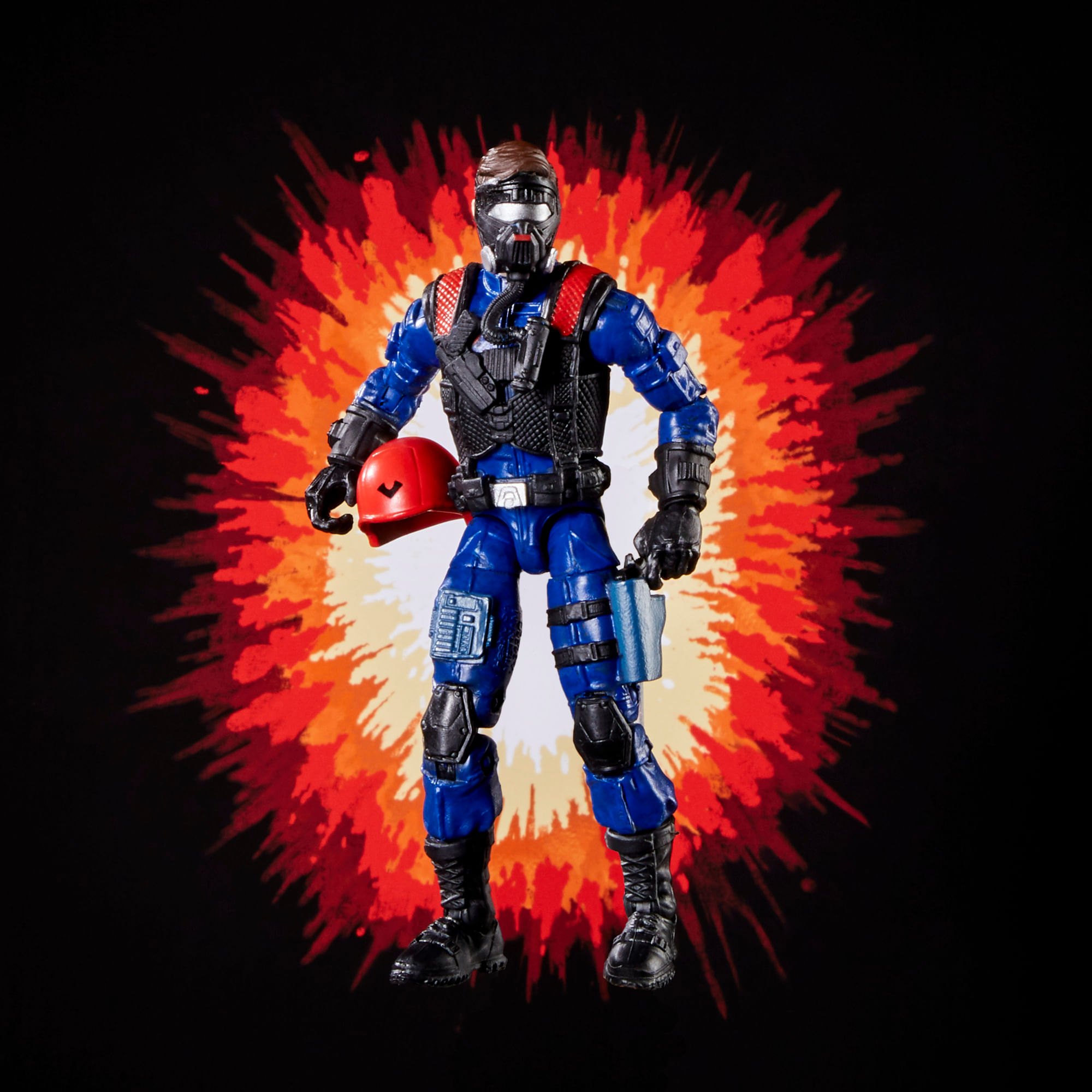 Figure Gi Joe Retro Collection Veículo Fang E Cobra Pilot Gi Joe