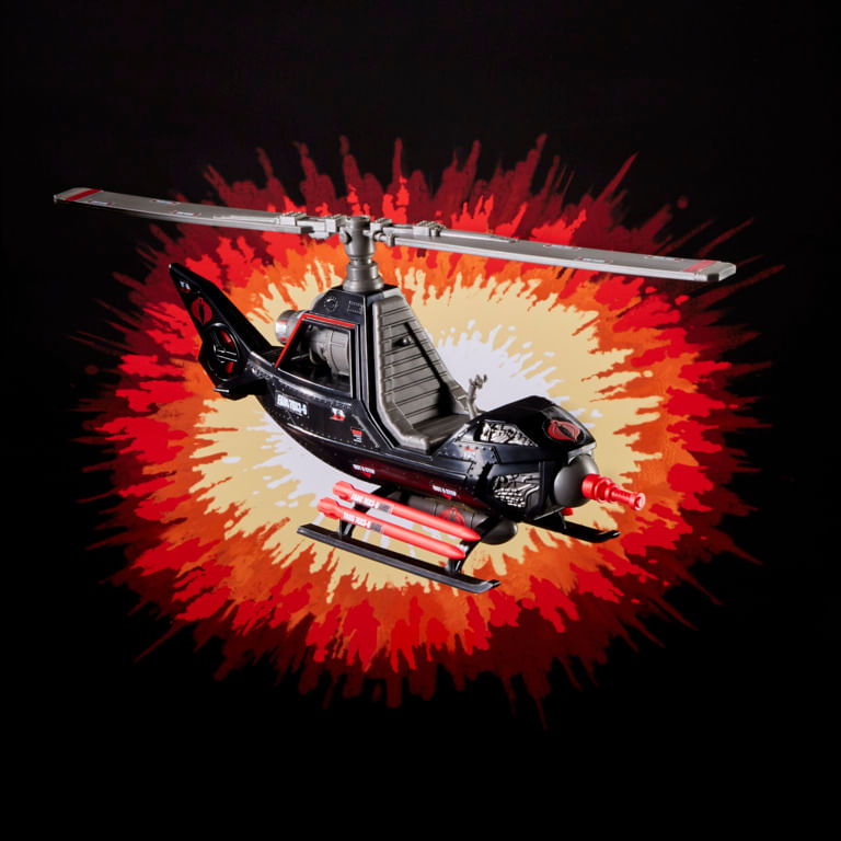 Figure Gi Joe Retro Collection Veículo Fang E Cobra Pilot Gi Joe