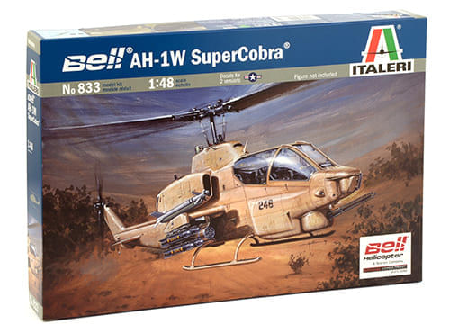 Bell Ah-1W Supercobra 1/48 Ita0833S Italeri 0833S - limahobbies Bell Ah-1W Supercobra 1/48 Ita0833S Italeri 0833S - limahobbies