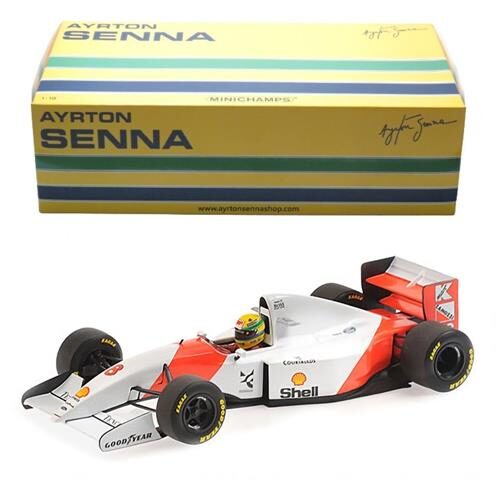 Minichamps F1 1:18 Mclaren Ford Mp4/8 Ayrton Senna Le 504 Pc Multicolor
