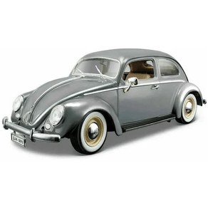 Miniatura-Volkswagen-Kafer-Beetle-Fusca---1-18---Bburago---CINZA