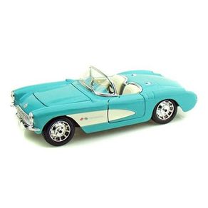 Miniatura-Chevrolet-Corvette-1957-1-24-Special-Edition-Maisto-AZUL-TURQUEZA-31275-01