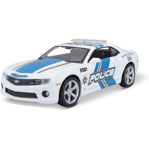 Miniatura-Chevrolet-Camaro-SS-RS-Police-2010-1-24-Special-Edition-Maisto-BRANCO-31208-01