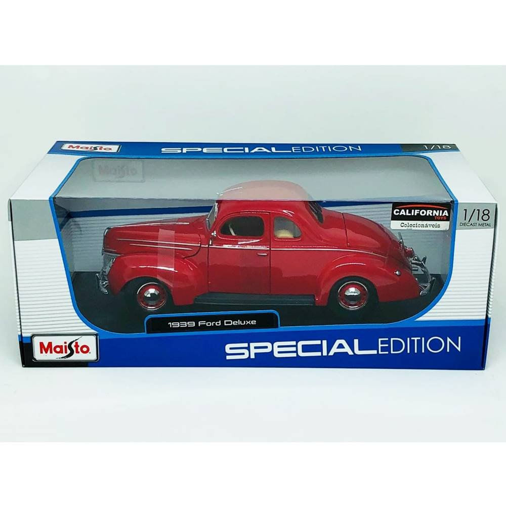 Miniatura Carro 1939 Ford Deluxe 1/18 Special Edition