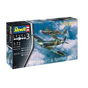 Set-Bf109g-10---Spitfire-Mk.v-1-72-Revell-01