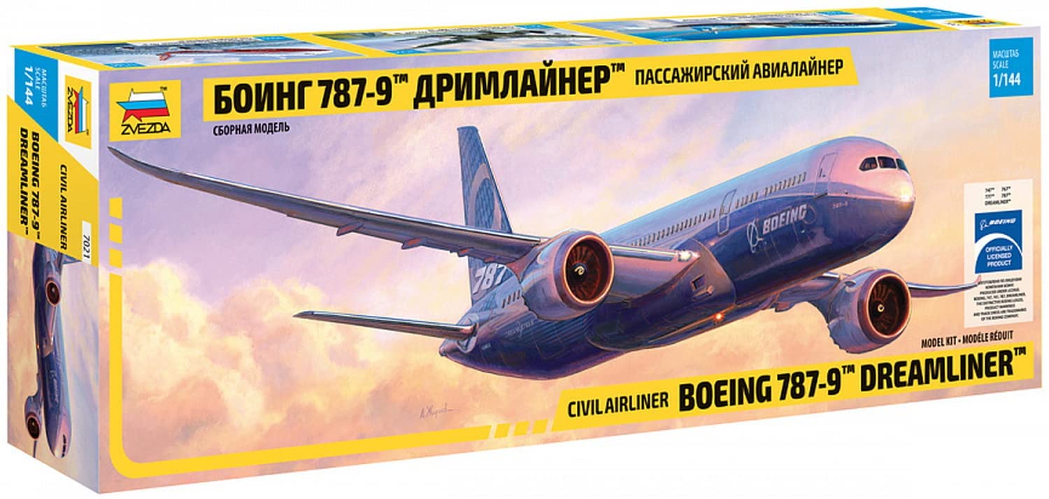 Civil Airliner Boeing 787-9 Dreamliner 1/144 Zvezda Zve 500787021