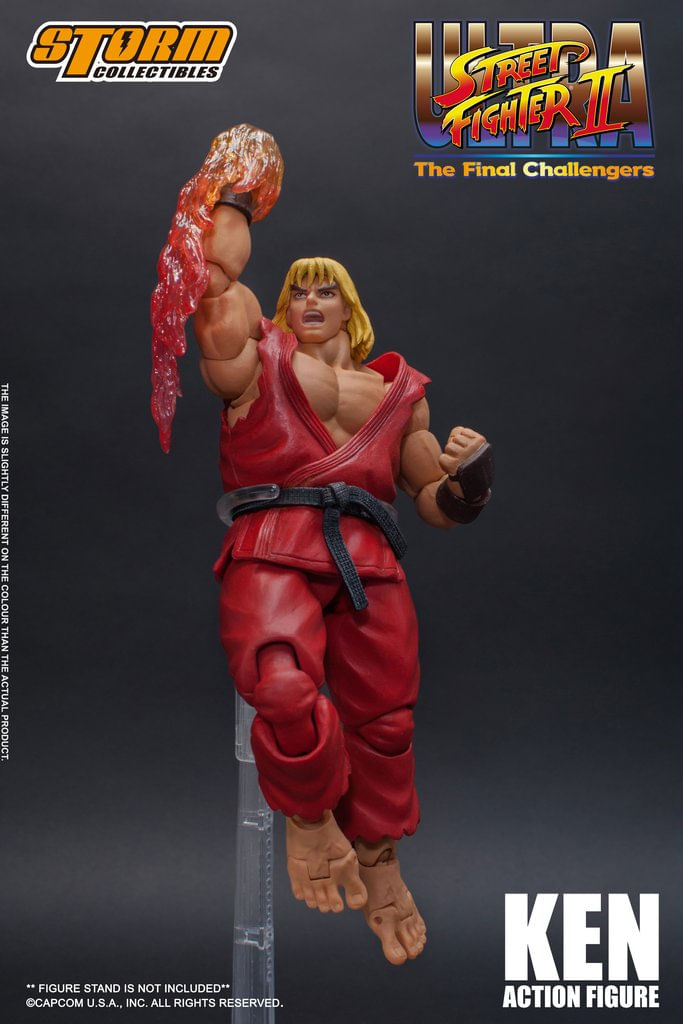 新品未開封 ケン フィギュア STREET FIGHTER 2 CAPCOM Action Figure Ken Street Fighter Ii/ The Final Challengers