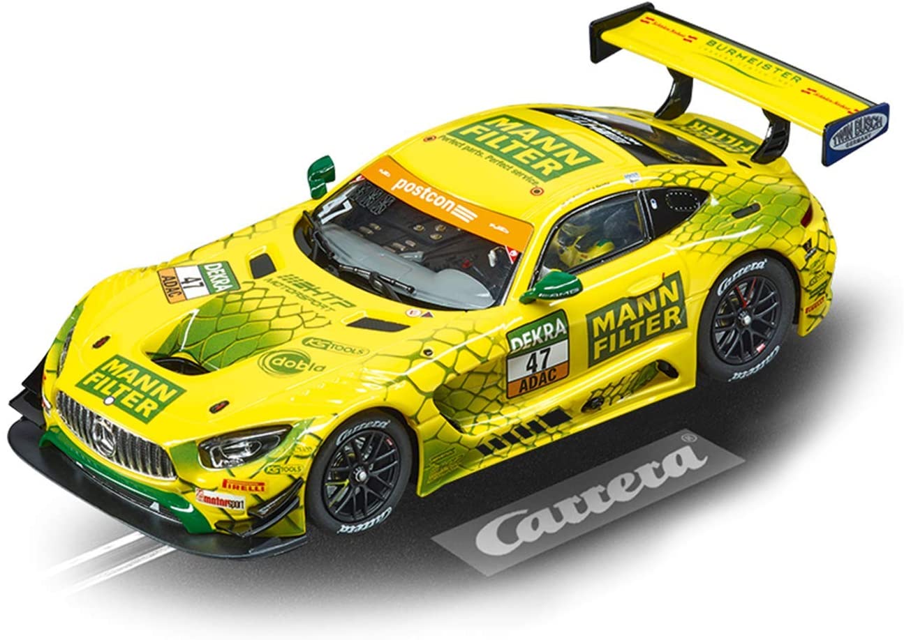Carrinho Mercedes-Benz Amg 1/32 Gt3 Mann Filter Com Luz Carrera
