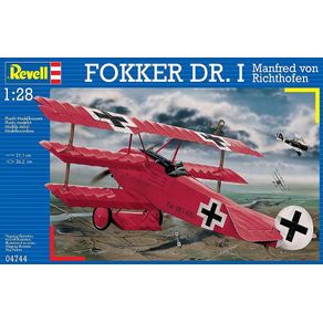 Fokker-Dr-I-Triplane-Richthofen-Barao-Vermelho-1-28-Revell-01