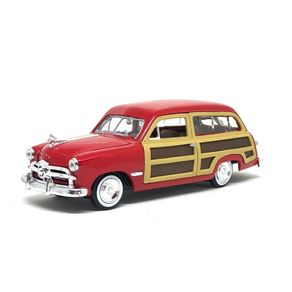 Miniatura-Ford-Woody-Wagon-Vermelho-1949-1-24-American-Classics-motormax-73260H-01