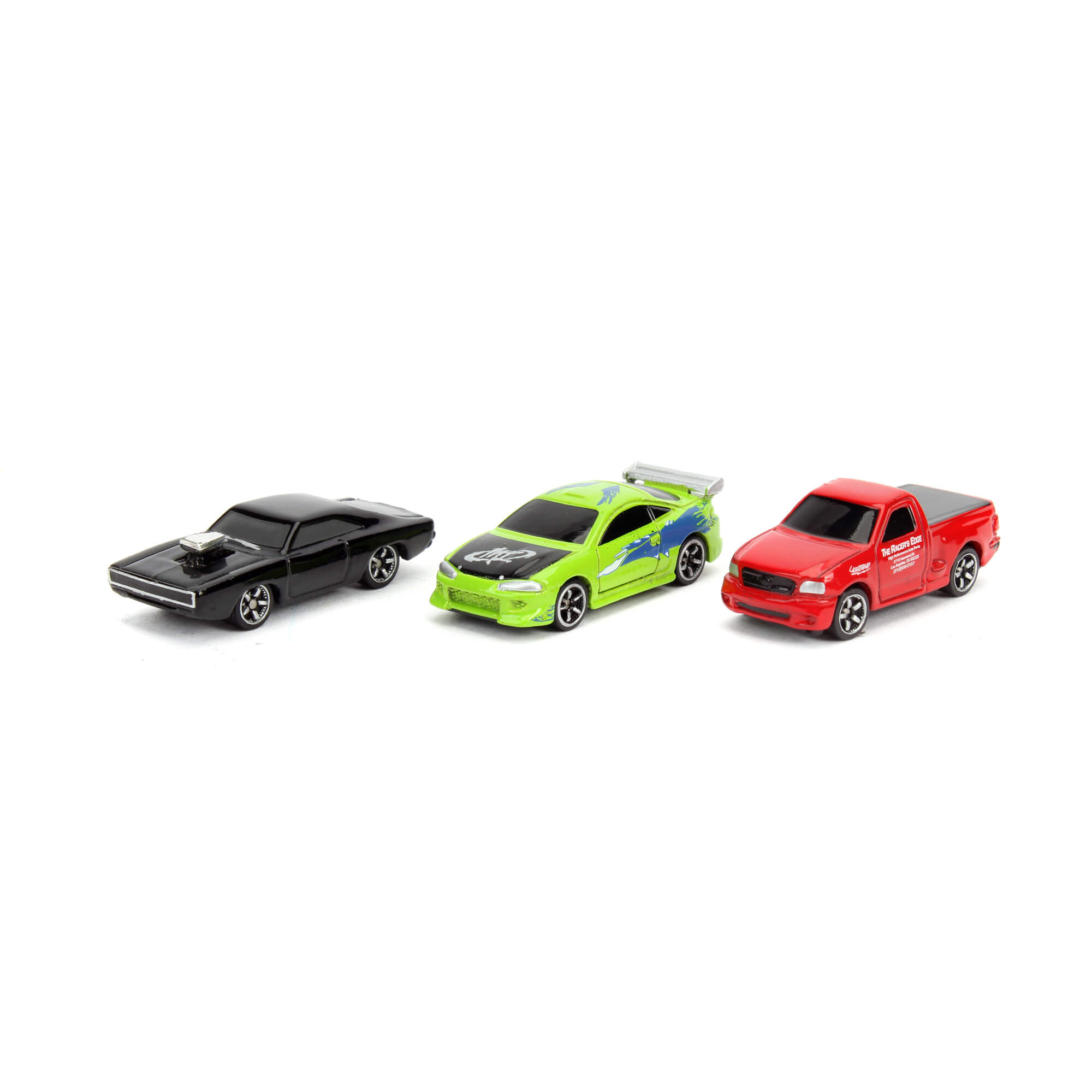Pack C/ 3 Carros Nano Hollywood Rides Velozes Furiosos Jada 31123