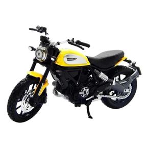 Miniatura-Moto-Ducati-Scrambler-1-18-Amarela