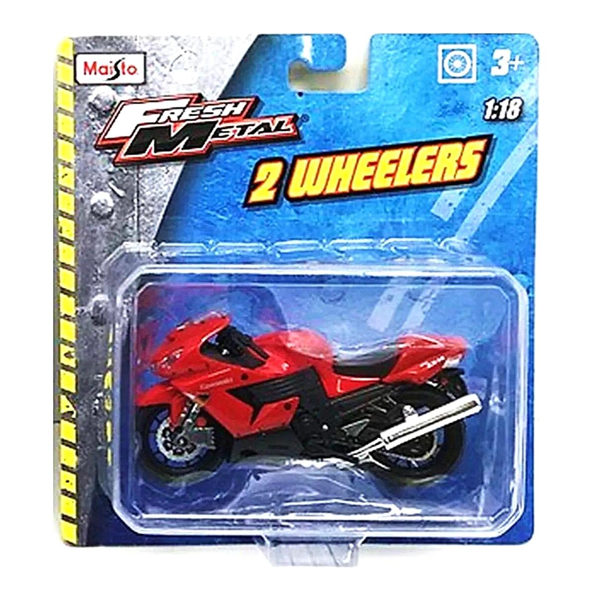 ライフ 1〜18 Miniatura Moto Kawasaki Ninja Zx 14R 1/18 Vermelho Maisto 35300