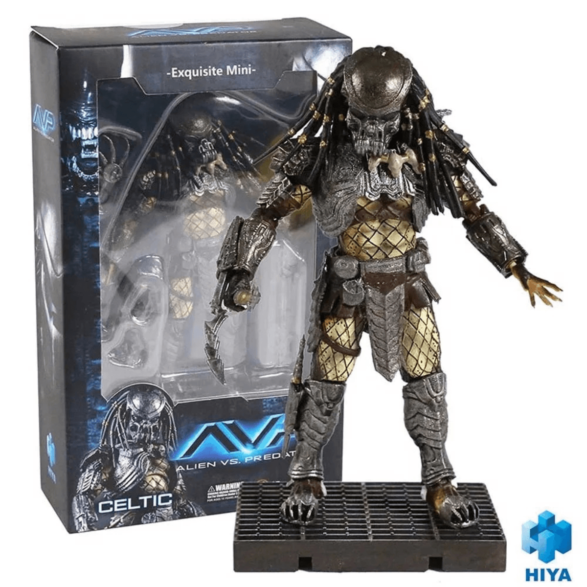 Celtic Predator フィギュア AVP Hiya AVP Battle Damage Celtic Predator 1/18 Action Figure