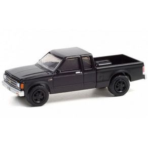 Miniatura-Picape-Chevrolet-S10-1988-Black-Bandit-1-64