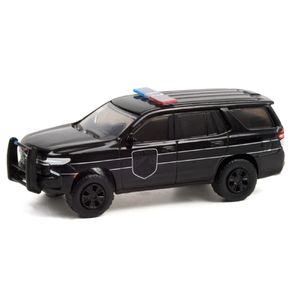 Miniatura-Carro-Chevrolet-Tahoe-2021-Policia-Black-Bandit--Serie-25-1-64