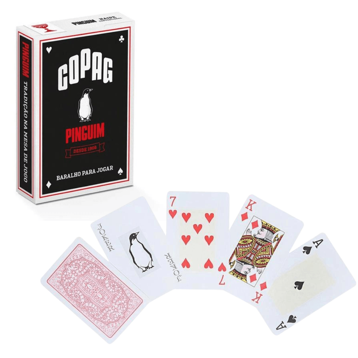 Jogo De Cartas Pinguim Unitário Copag 93046 - limahobbies