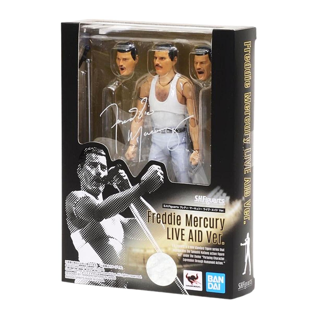 Figura Colecionável Freddie Mercury Live Aid Bandai 58727