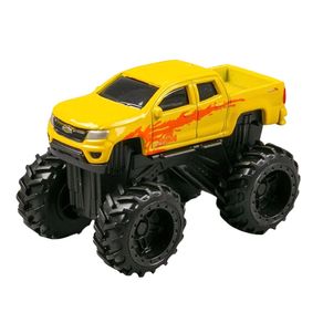 Miniatura-Picape-Dirt-Demons-Chevrolet-Colorado-2015-1-64-Amarelo