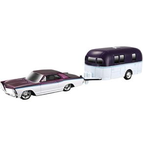 Miniatura-Carro-Buick-Riviera-1965-Trailer-Camper-1-64