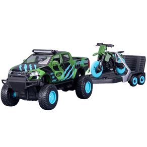 Miniatura-Picape-Ford-Ranger-2019-Com-Moto-de-Trilha