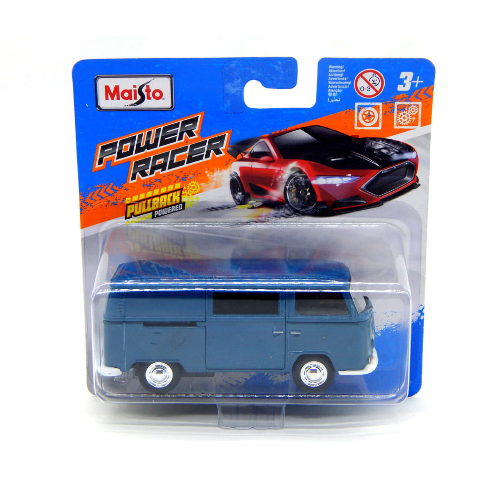 Miniatura Volkswagen Type 2 Panel Van 1971 1/43 Azul Maisto 25001