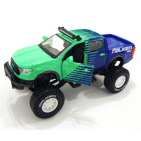 Miniatura-Caminhonete-Ford-Ranger-2019-Verde-e-Azul