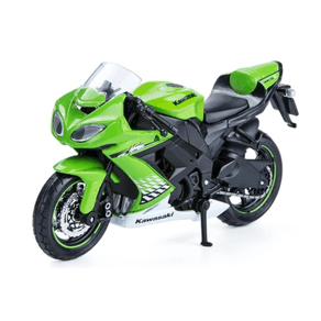 Miniatura-Moto-Kawasaki-Ninja-ZX10R-1-18-Verde--2-Wheelers