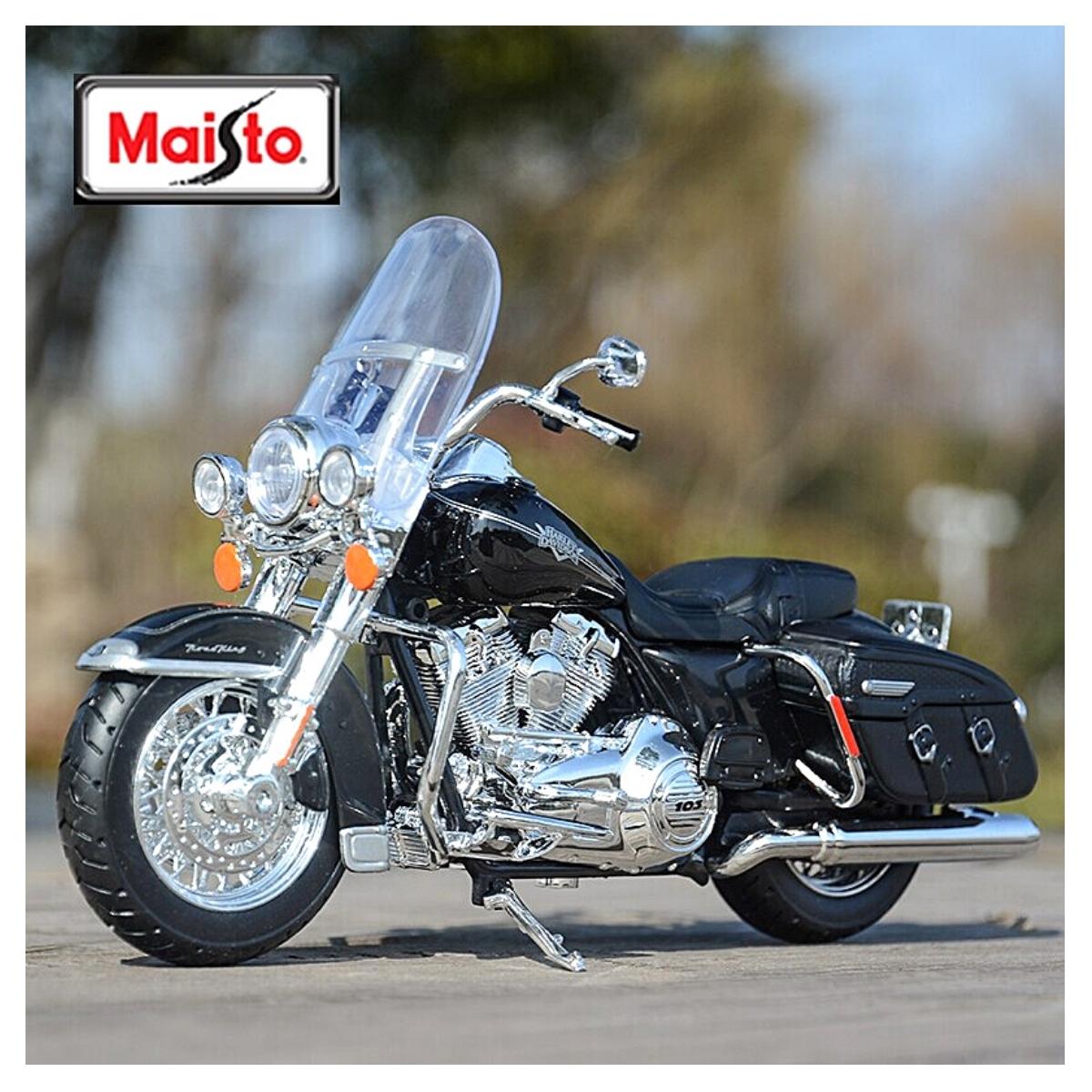 Miniatura Motocicleta Harley Davidson Flhrc Road King Classic 1/12