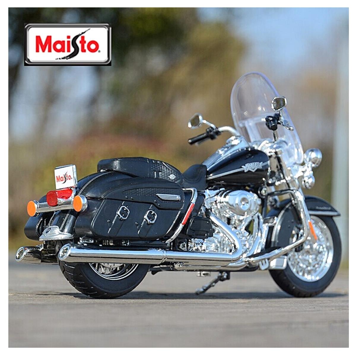 Miniatura Motocicleta Harley Davidson Flhrc Road King Classic 1/12