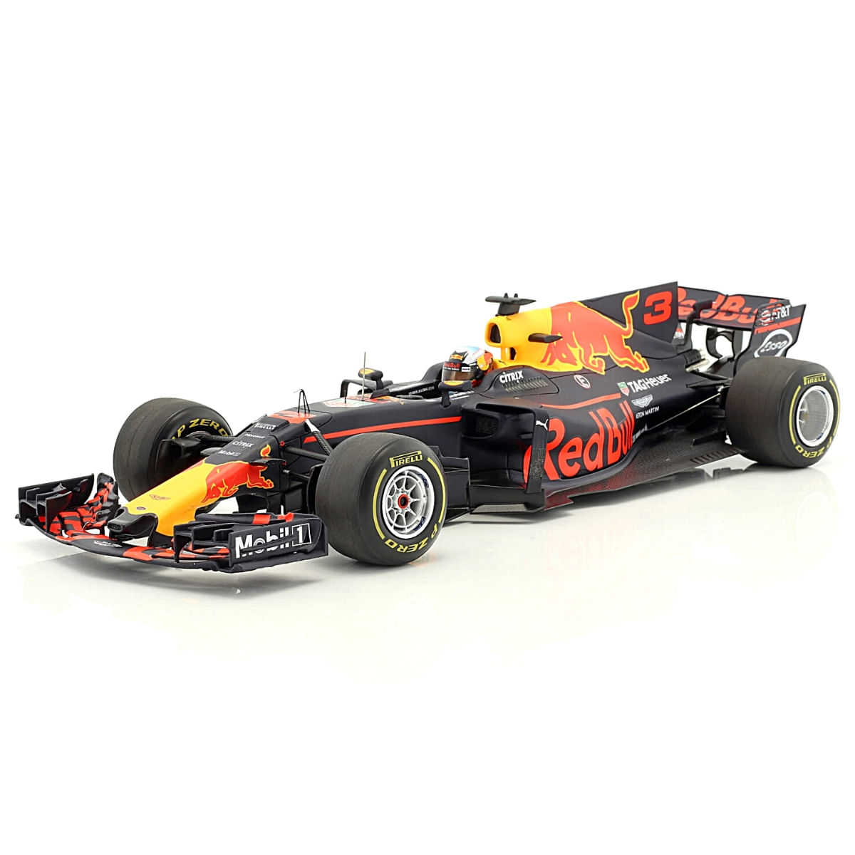 Miniatura Carro Red Bull Racing Tag Heuer Rb13 2017 #3 1/18