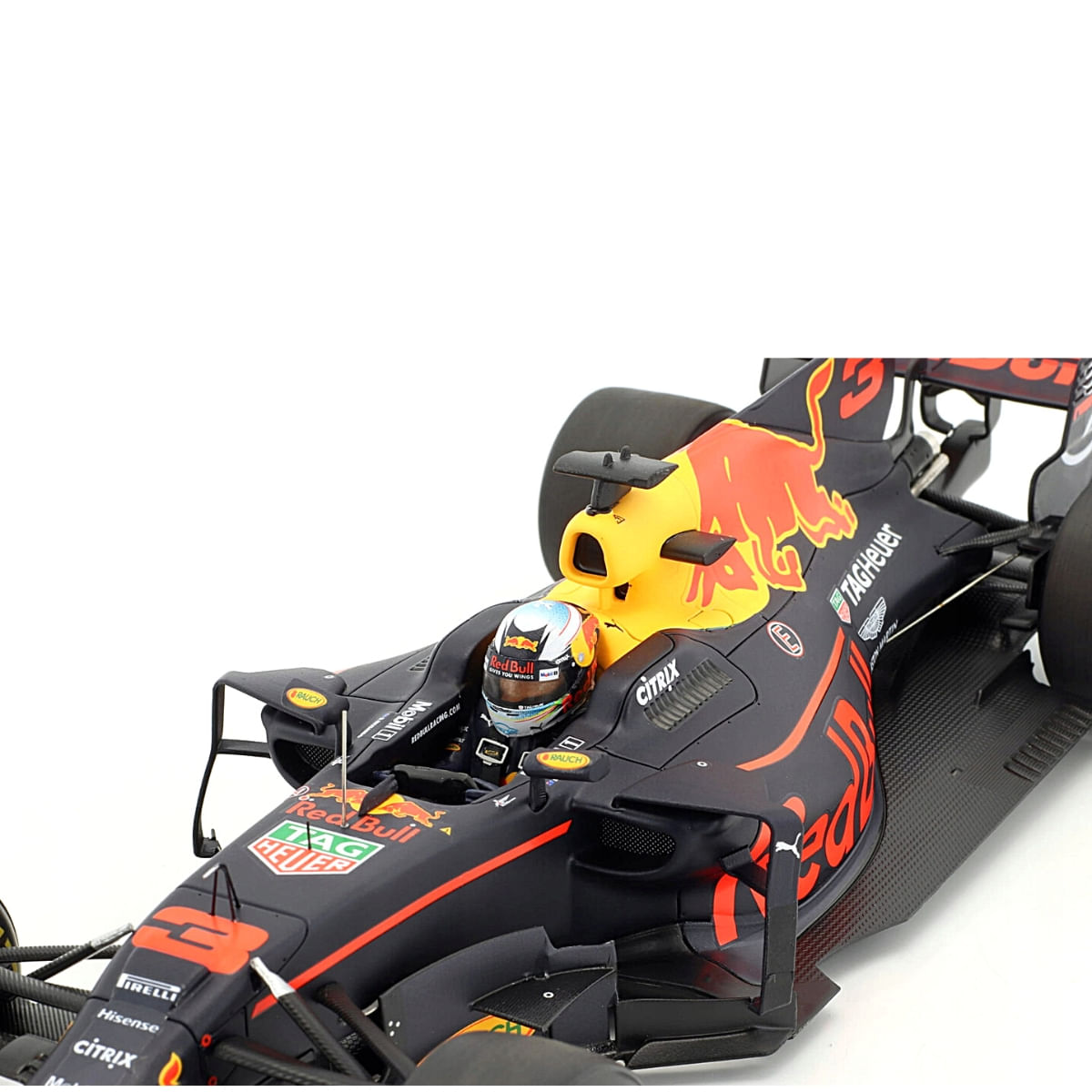 Miniatura Carro Red Bull Racing Tag Heuer Rb13 2017 #3 1/18
