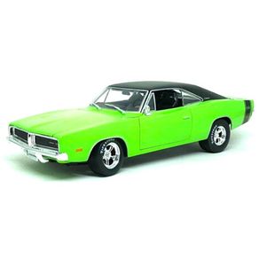 Miniatura-Caro-Dodge-Charger-R-T-1969-Desing-1-18-Verde