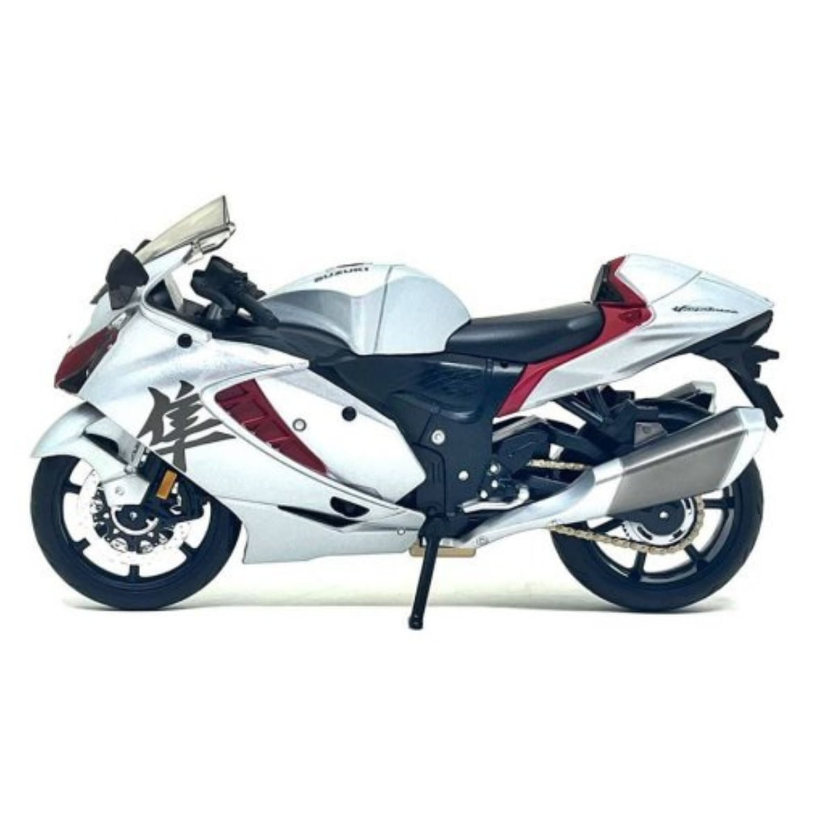Miniatura Moto Suzuki Hayabusa 2022 1/12 Prata Maisto 31101