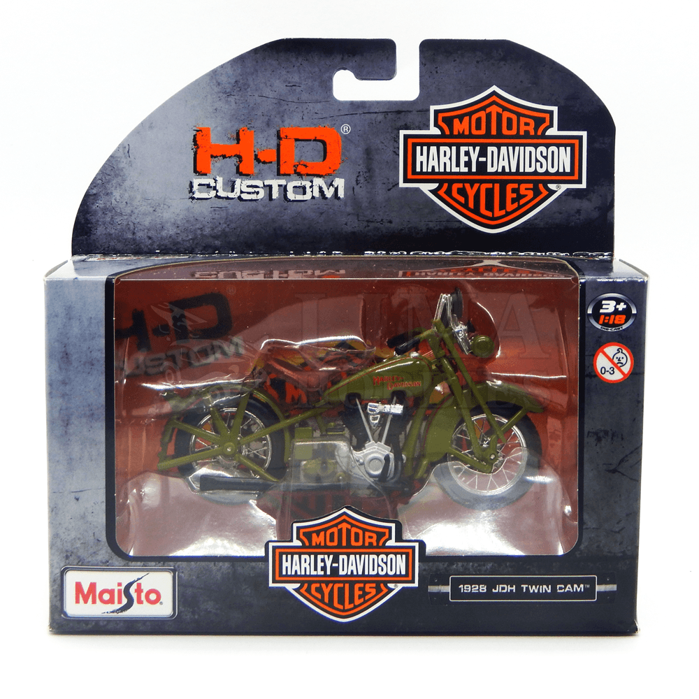 Miniatura Moto Harley Davidson Jdh Twin Cam 1928 1/18 Maisto 31360
