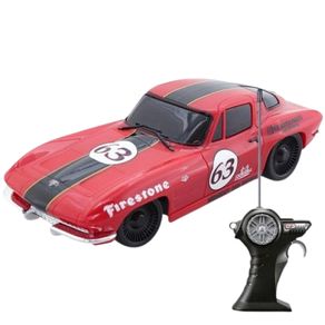 Carro-Controle-Remoto-Chevrolet-Corvette-1963-R-C-1-24-Vermelho